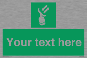 Custom sign safe condition Search and rescue transponder